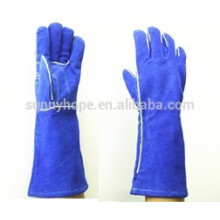 Sunnyhope cheap work leather welding safety gloves